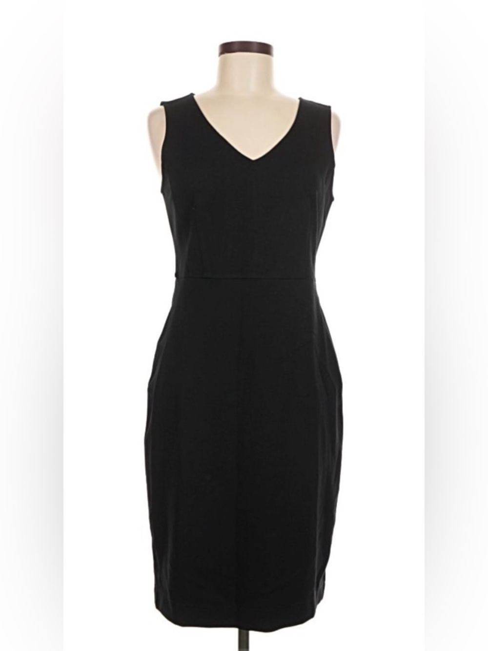 41 Hawthorn Giulietta V-Neck Dress XL Black Knee Length